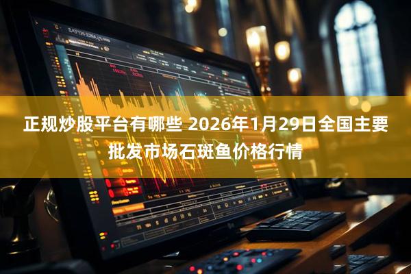 正规炒股平台有哪些 2026年1月29日全国主要批发市场石斑鱼价格行情
